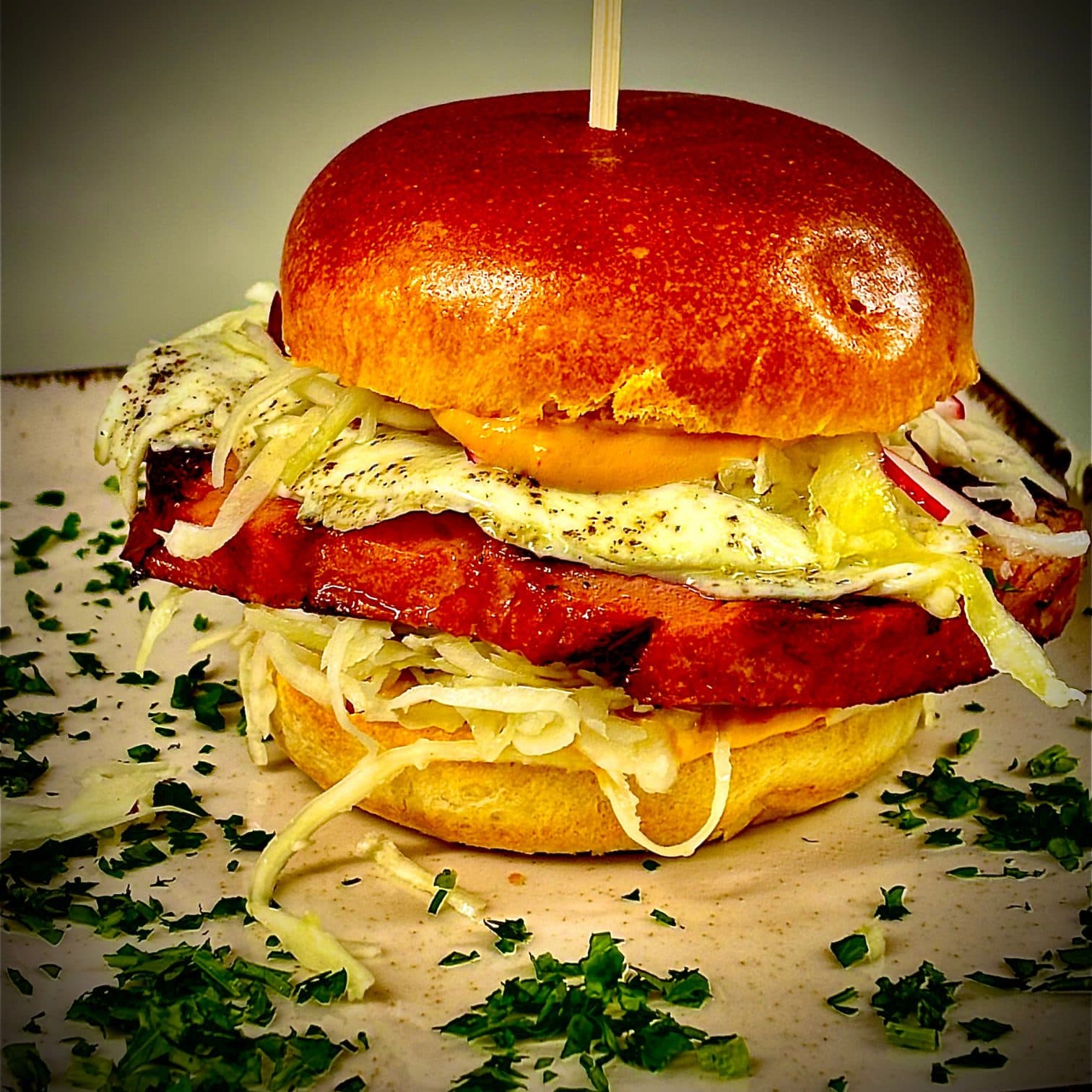 Der Ännche-Burger von nahem
